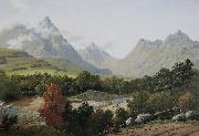 John Knox Arran, Glen Sannox USA oil painting artist